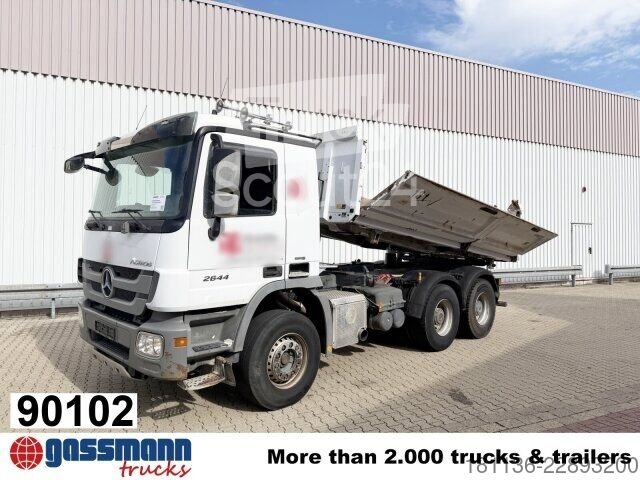 Kipper LKW Mercedes-Benz Actros 2644 K 6x4, Bordmatik gebraucht