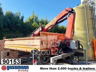 Kipper LKW Meiller 3-S-Kippaufbau mit Kran Palfinger PK9001, gebraucht