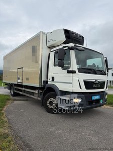Kühlkoffer-LKW MAN TGM 12.250 D?ESEL STROMAGGREGGAT AGGREGGAT 5 X gebraucht