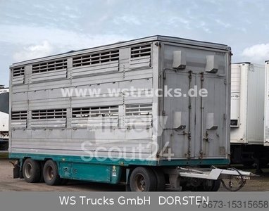 Pferdeanhänger PEZZIOLI 2 Stock RBA31F ausfahrbares Dach Viehanhänger gebraucht