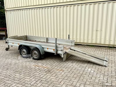 Tieflader Anhänger KOCH Baumaschinenanhänger / Rampen / TÜV Januar 2027 gebraucht