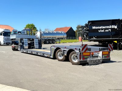 Tieflader-Sattelauflieger  Zwangslenkung TRIDEC, Teleskopierbar, MIETEN? gebraucht