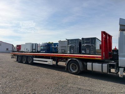 Auflieger mit Arbeitsbühne KÄSSBOHRER SPS Maxima Schwerlast Plattform Auflieger gebraucht