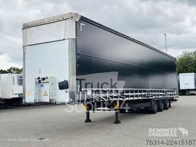 Auflieger mit Pritsche & Plane Schmitz Cargobull Curtainsider Mega Getränke gebraucht