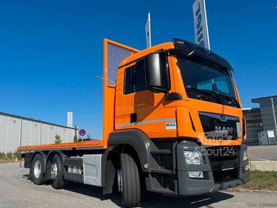 MAN TGS 26.430/Pritsche6,10m/Lenkachse/ADR/NL16,4 to gebraucht