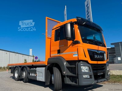 MAN TGS 26.430/Pritsche6,10m/Lenkachse/ADR/NL16,4 to gebraucht