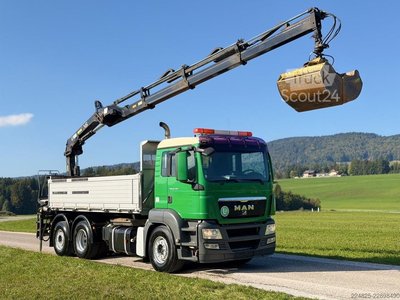 MAN TGS 26.360 6X2 2-SEITENKIPPER+KRAN HIAB144E*TÜV* gebraucht