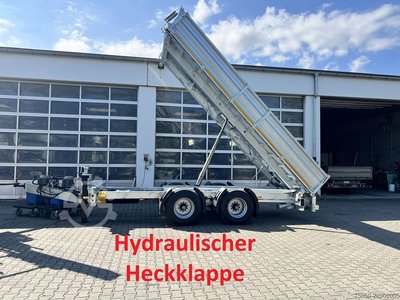 Möslein TTD 19 B  19 t Tandemkipper- Tieflader hydraulischer Klappe Breitbereifung