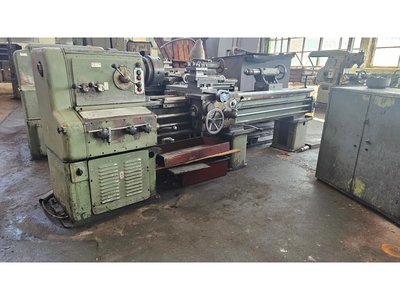 Getriebemotor-Drehbank