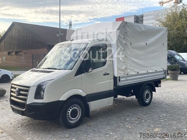 VW Crafter Koffer 2.5TDI Pritsche Plane *Klima*LBW* gebraucht