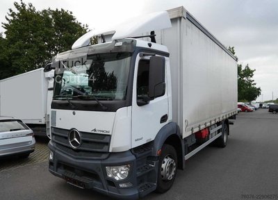 MERCEDES-BENZ 1832L Curtainsider LBW 2tEscha LBW Klima Heizung gebraucht