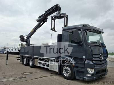 MERCEDES-BENZ 2545 L 6x2*4 Antos Kran PK 22.001L TEC Funk AHK gebraucht