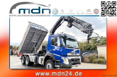 VOLVO FMX 420 6x6 Kipper KRAN 21m WINDE FUNK Bordmatik gebraucht