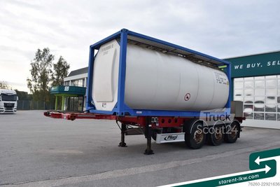 FLIEGL Containerchassis light + Singamas Tank SAF gebraucht
