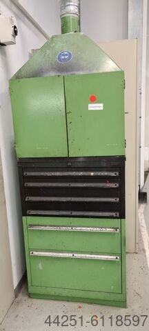 Unbekannt Lackierkabine mit Absaugvorrichtung