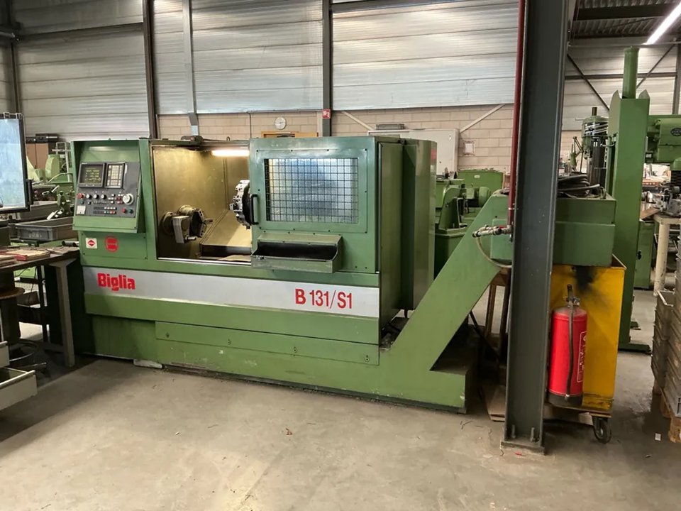 1989 E. Biglia B131/S1 CNC-Drehmaschine