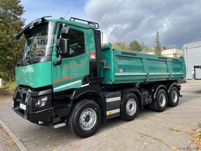 Renault C480 8X4 MEILLER STAHL  3-S.-Kipper Intarder E6... gebraucht
