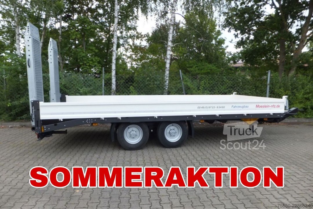 Möslein TTT 11- 6,28 Weiß  Neuer Tandemtieflader neu