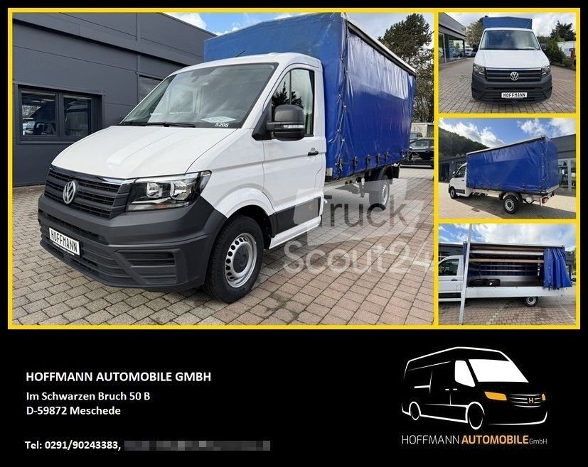 VW Crafter Pritsche 35 lang Schiebeplane RE+LI gebraucht
