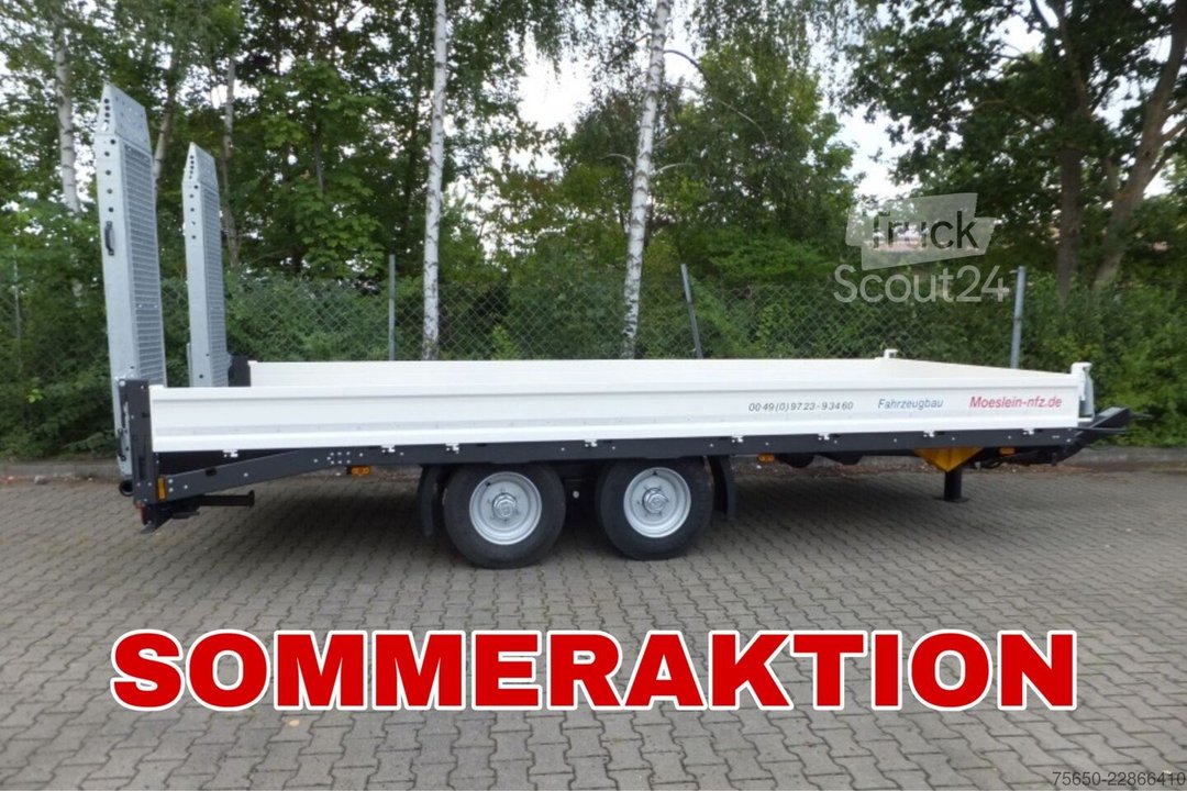 Möslein TTT 11- 6,28 Weiß  Neuer Tandemtieflader neu