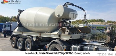 Betonmischerauflieger  Stetter 10 cbm, 3 Achsen gebraucht