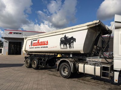 SCHMITZ CARGOBULL SKI 19 2-Achs Stahl Kippmulde Cramaro Verdeck gebraucht