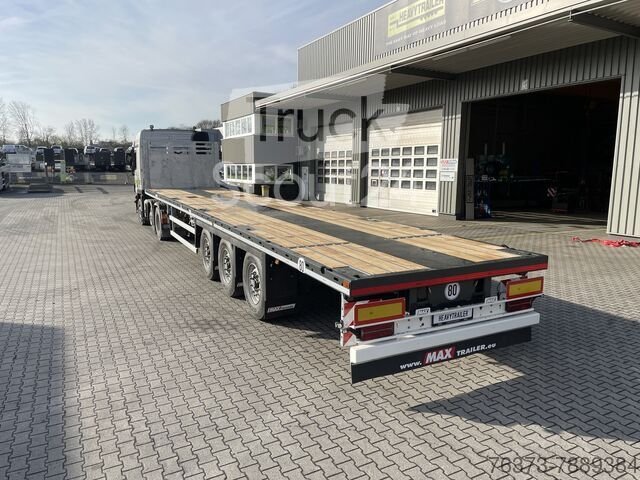 MAX Trailer 3-Achs-Plateau-Sattelauflieger neu