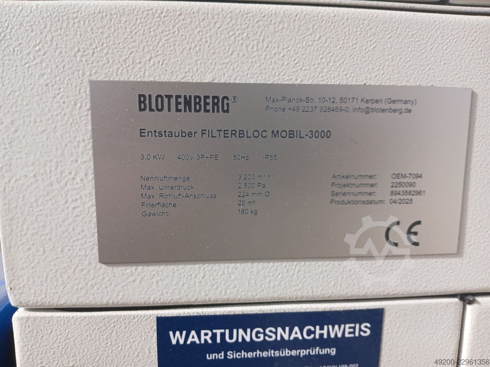 Blotenberg FILTERBLOC MOBIL-3000