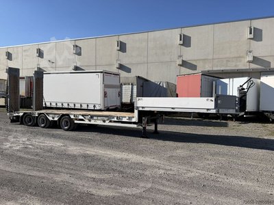 Müller-Mitteltal TS 3  RM 30,0  3 Achs Satteltieflader Radmulden