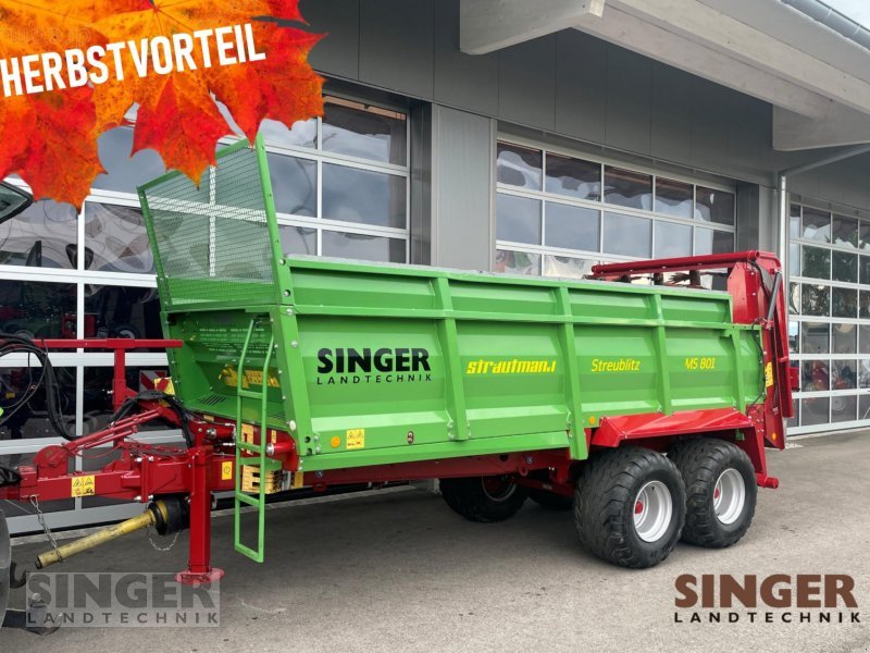 Strautmann MS 801 Kunststoffboden Tandem Stalldungstreuer