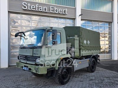 Mercedes-Benz Atego 1018 A 4x4 Pritsche Plane gebraucht