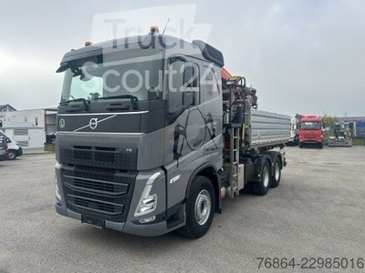VOLVO FH 500 6X4 3-SEITEN KIPPER KRAN  MFCT HAMA KIPPER, PALFINGER PK 22000 RETARDER gebraucht