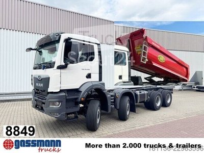 MAN TGS 35.480 8x8 BB CH, Meiller Stahlmulde 18m  neu