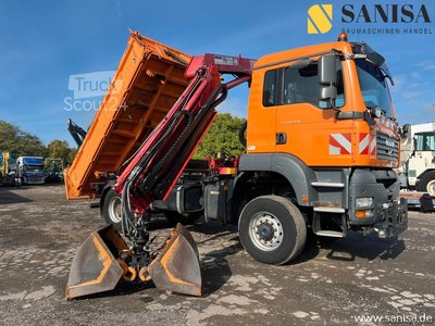 MAN TGA 18.350/HMF Kran/3-S. Meiller Kipper/4x4 gebraucht