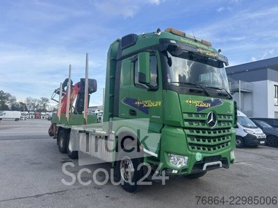 MERCEDES-BENZ ACTROS 2858 6X4 BL HOLZTRANSPORT , KRAN BJ 2020!!! gebraucht