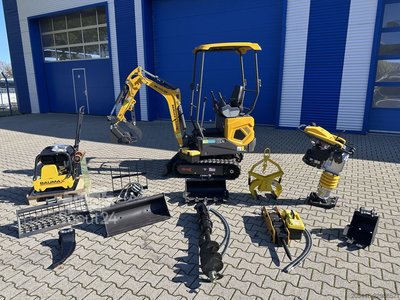 Berger Kraus BK1250JSR Komplettpaket *KUBOTA* Ausstellungsmaschine