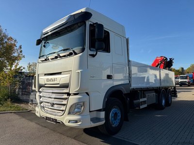 DAF XF 480 Pritsche+Kran Fassi F255+Funk/Lenkachse gebraucht