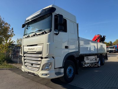 DAF XF 480 Pritsche+Kran Fassi F255+Funk/Lenkachse gebraucht
