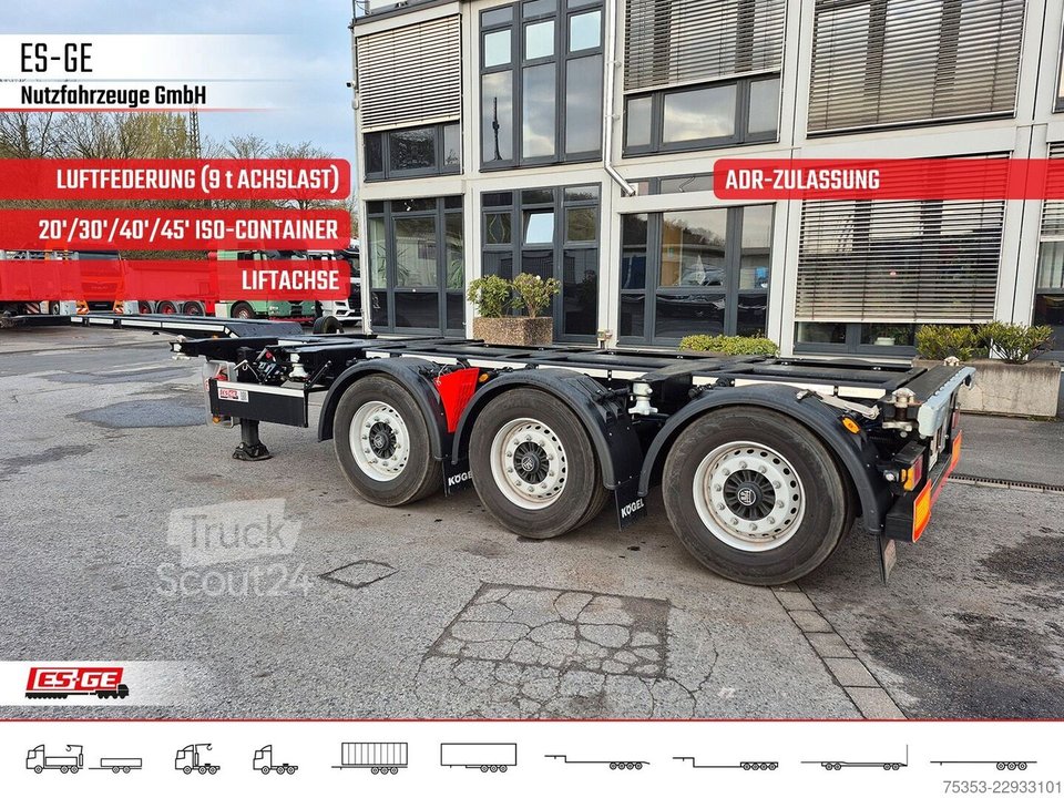 KÖGEL PORT 45 TRIPLEX Containerchassis neu