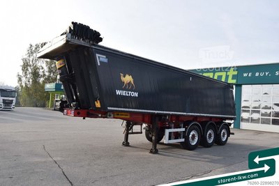 WIELTON 3-Achs Kipper 33m  elektrisches Verdeck Alufelge gebraucht