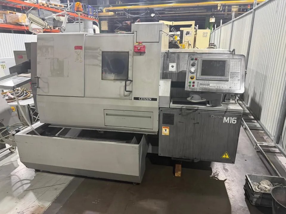2007 Citizen M16V – CNC-Drehmaschine mit Iemca-Stabzubringer