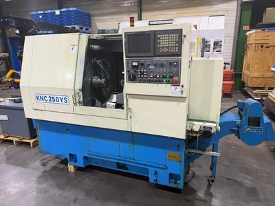 Kitamura KNC 250YS – Iemca Doppelspindel-CNC-Drehbank mit Stabzufuhr