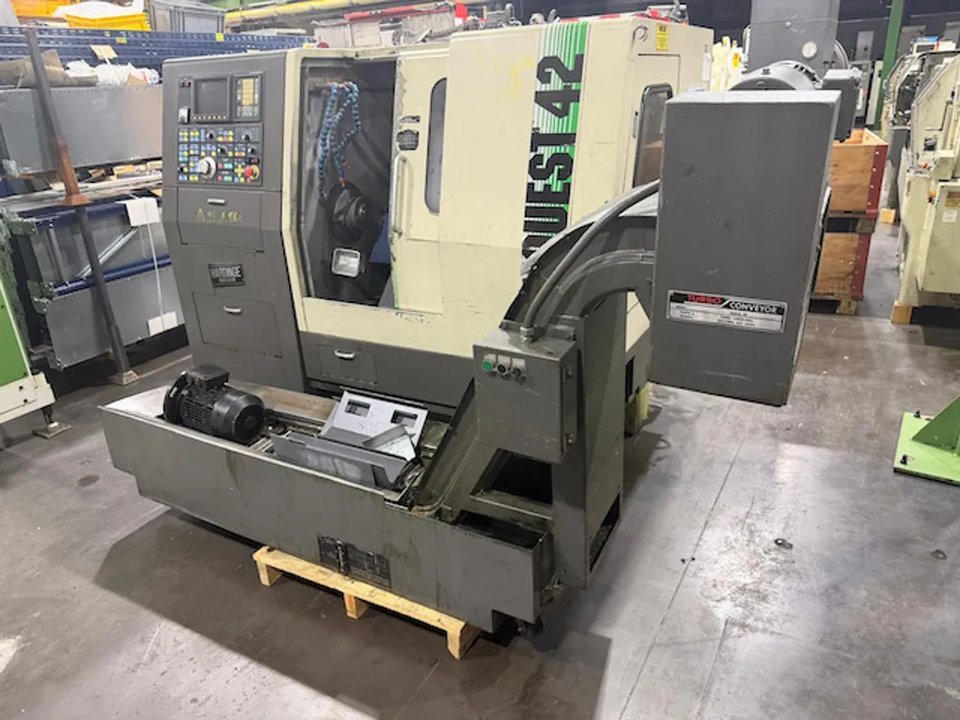 Hardinge Conquest 42 – CNC-Drehbank mit LNS-Rohr