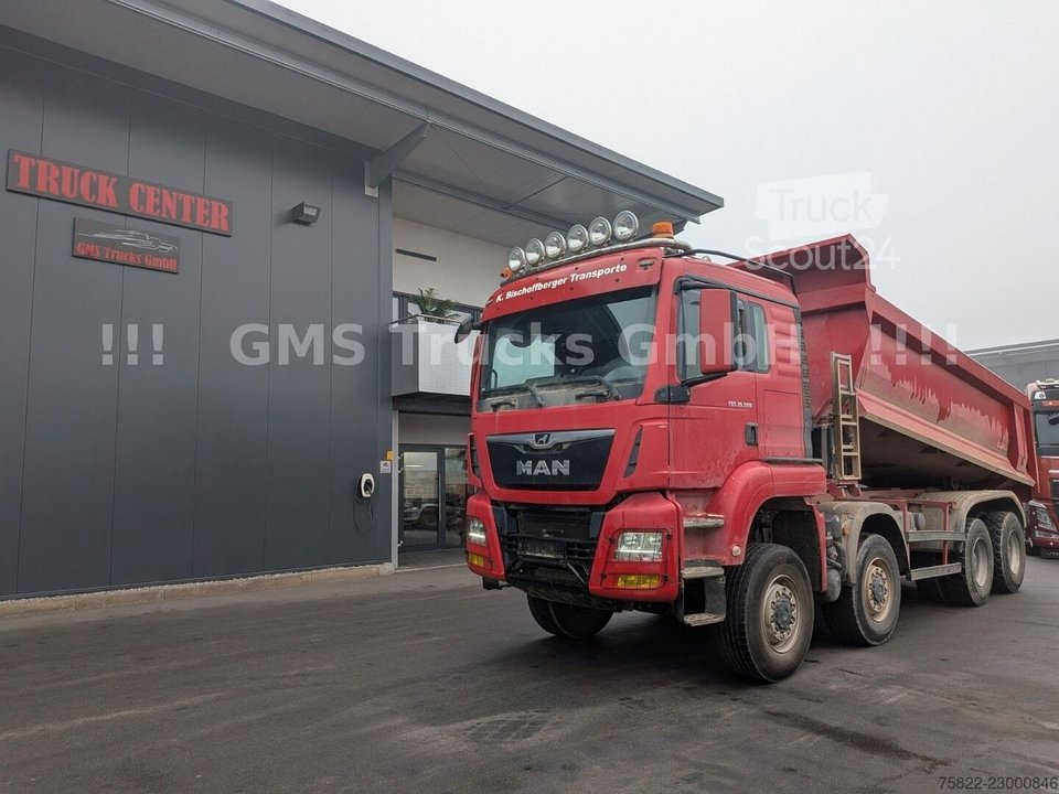 MAN TGS 35.500 / 8X6 / 18 Kubik Mulde / MOTOR NEU gebraucht