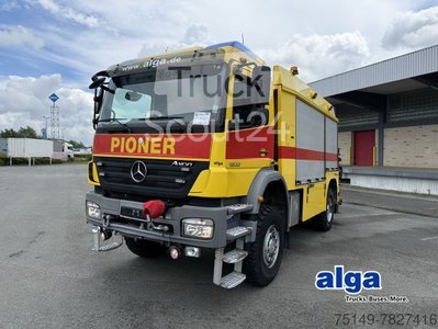 MERCEDES-BENZ 1833 Axor 4x4,Rosenbauer,Feuerwehr, Kran, Allrad gebraucht