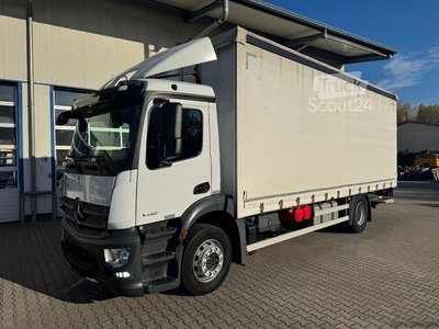 MERCEDES-BENZ 1832L Curtainsider LBW 2tEscha LBW Klima Heizung gebraucht