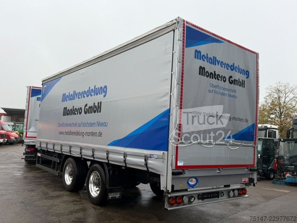 SCHMIDT 18to Tandem Anhänger Schiebepl. Airpipe Bordwand gebraucht