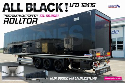 SCHMITZ CARGOBULL SKO 24 / ROLLTOR / ZURRLEISTE BLACK 68 tsd km  ! gebraucht