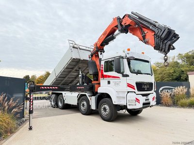 MAN TGS 37.440 8x4 KRAN 21m Kipper 5/6 Steuerkre gebraucht