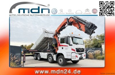 MAN TGS 37.440 8x4 KRAN 21m Kipper 5/6 Steuerkre gebraucht